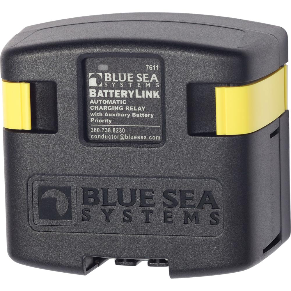 Blue Sea 7611 DC BatteryLink Automatic Charging Relay 120 Amp wAuxiliary Battery Charging 7611